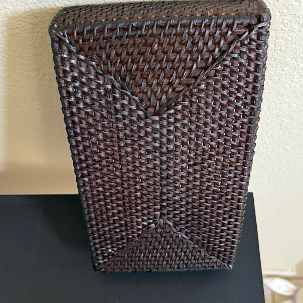 Crate&Barrel Brown Woven Basket - Picture 5 of 5